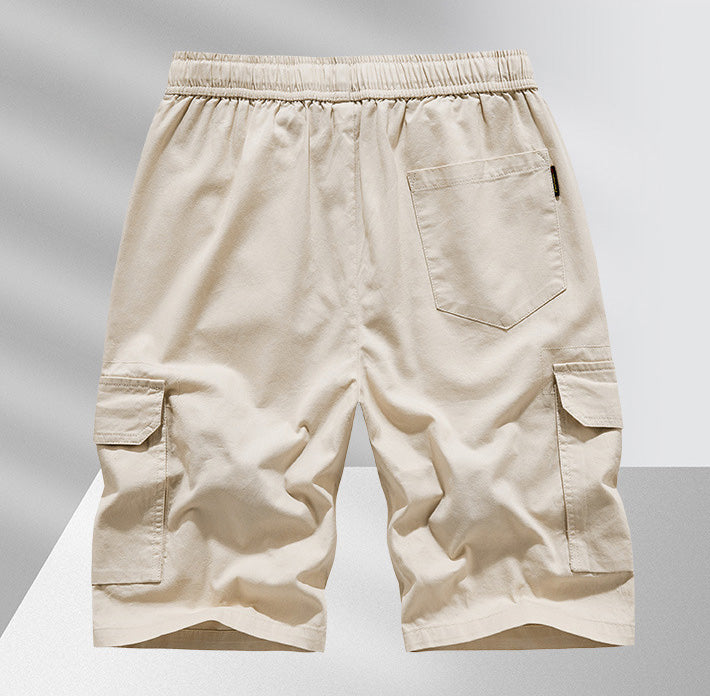 Herren-Cargoshorts mit Kordelzug