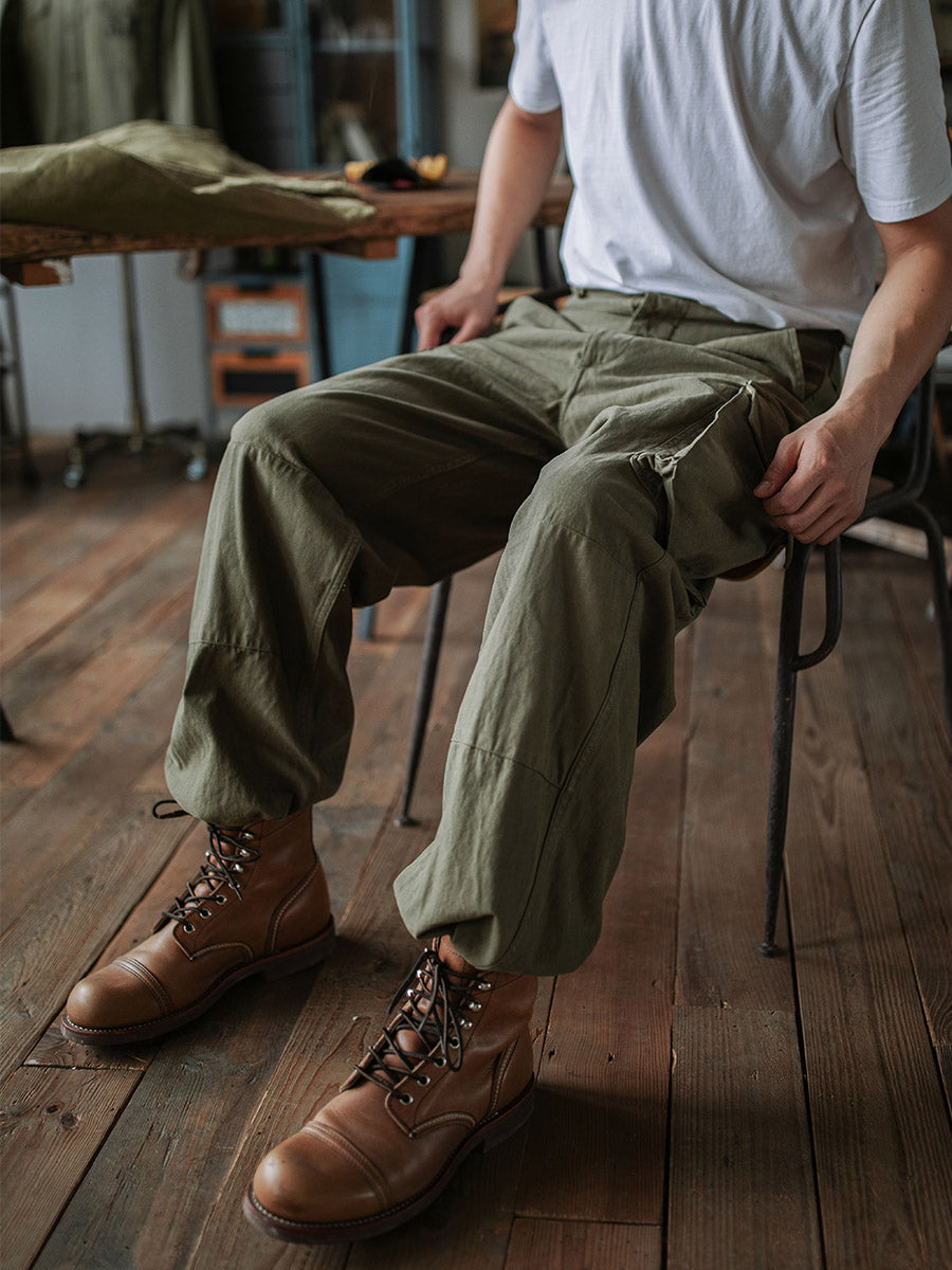 Reproduction French Army M-47 Herringbone Twill Trousers