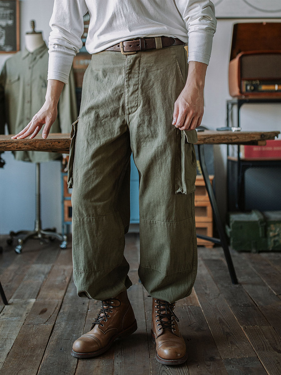 Reproduction French Army M-47 Herringbone Twill Trousers