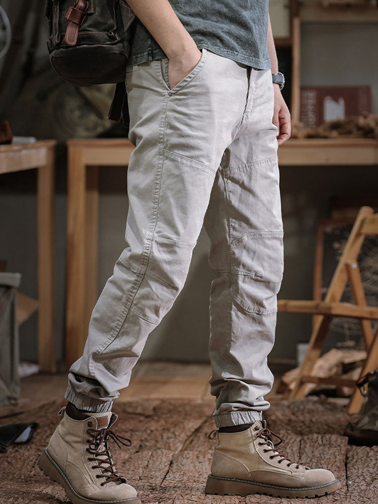 Herren Jogger‑Cargo‑Hose mit Nähtdesign