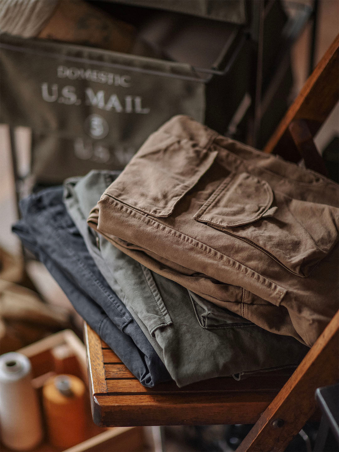 Cargo-Latzhose aus Canvas für Herren