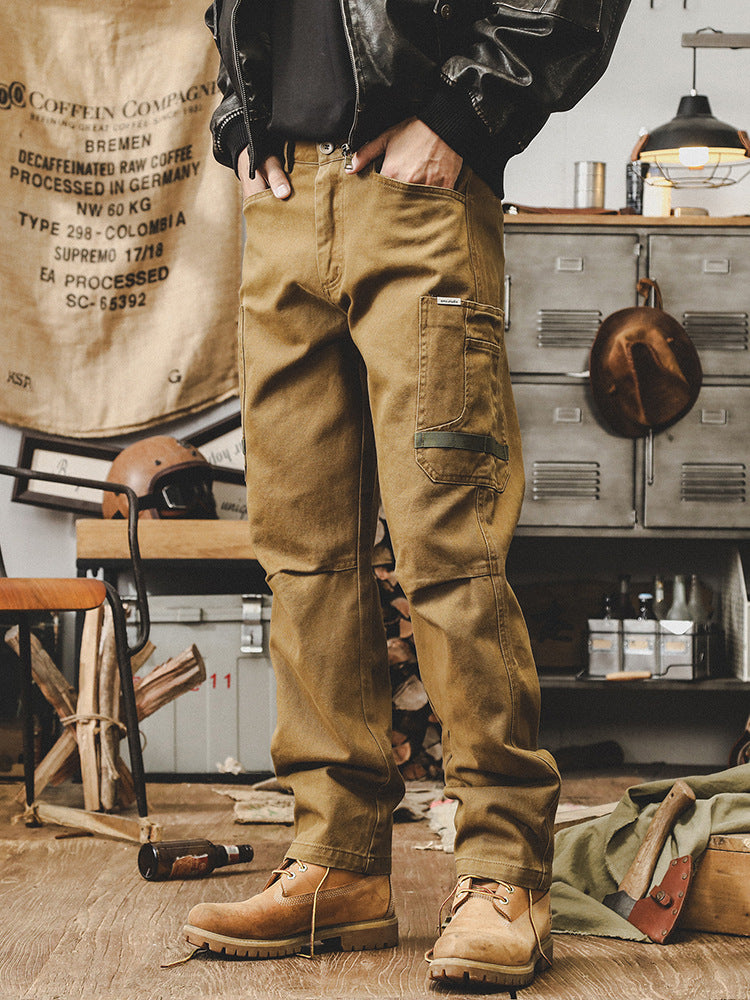 Pantalones Cargo de Inspiración Vintage para Hombre