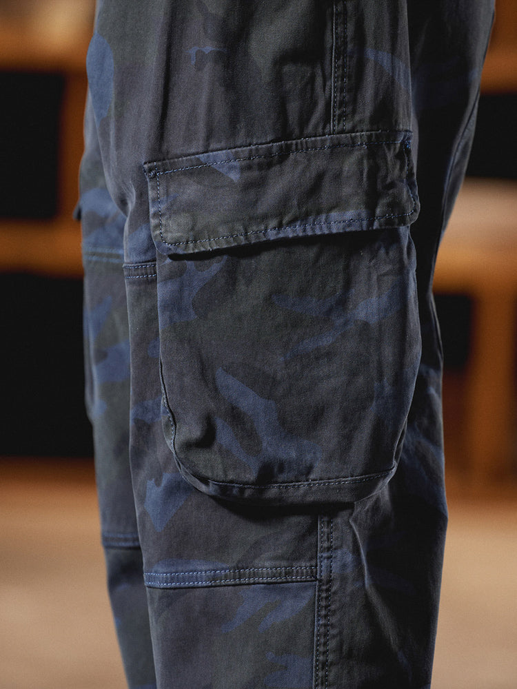Pantalon cargo camouflage pour homme d'inspiration American Vintage
