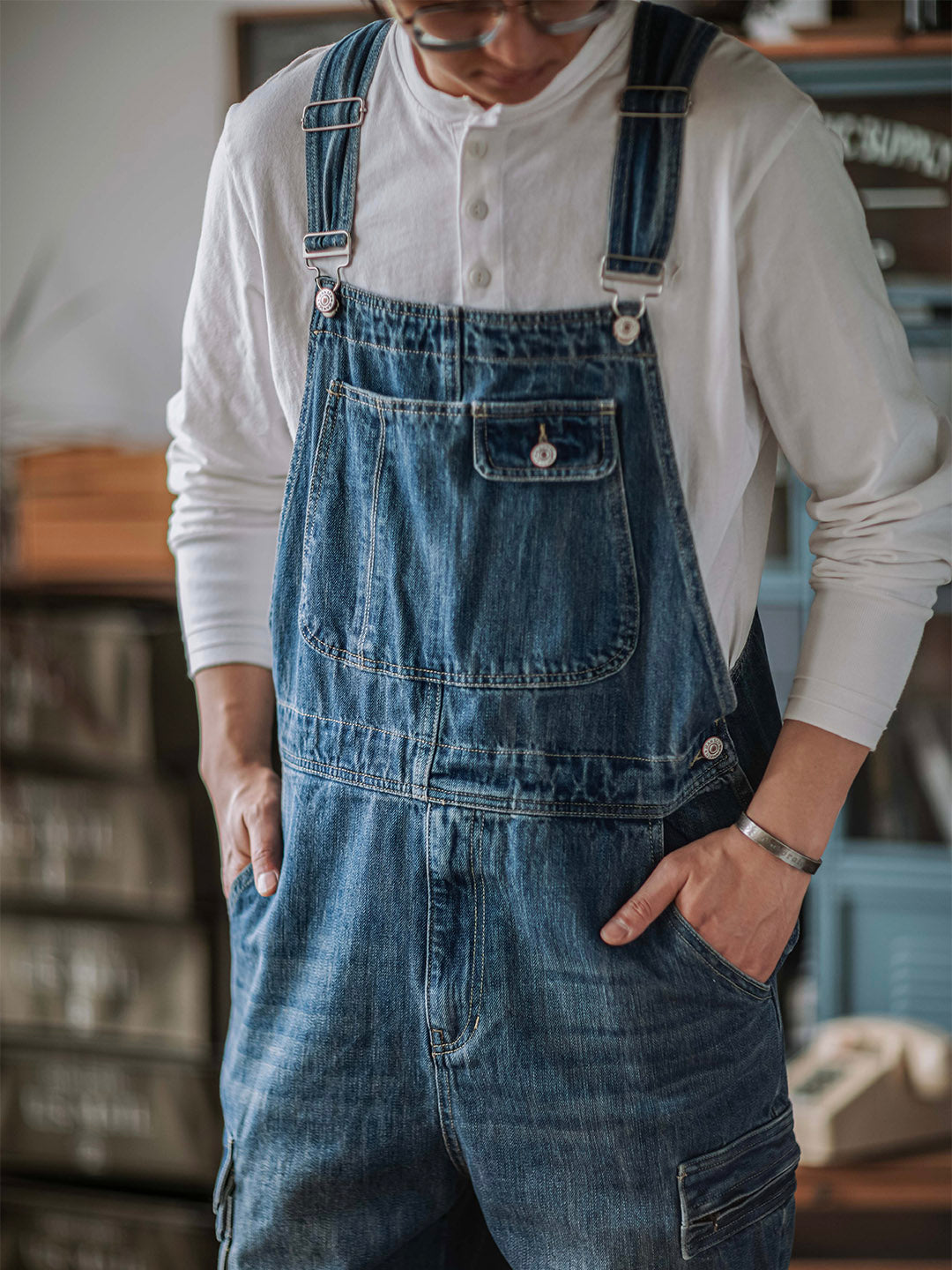 Carpenter Denim Overalls