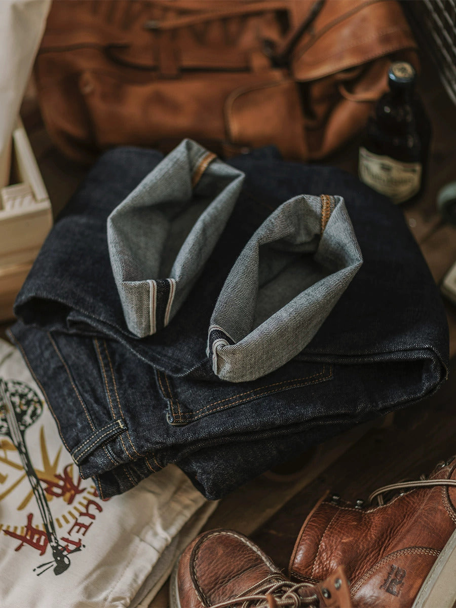 Jeans aus 14oz Indigo Selvedge Denim