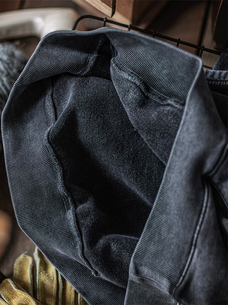 Sweat à capuche surdimensionné délavé pour homme