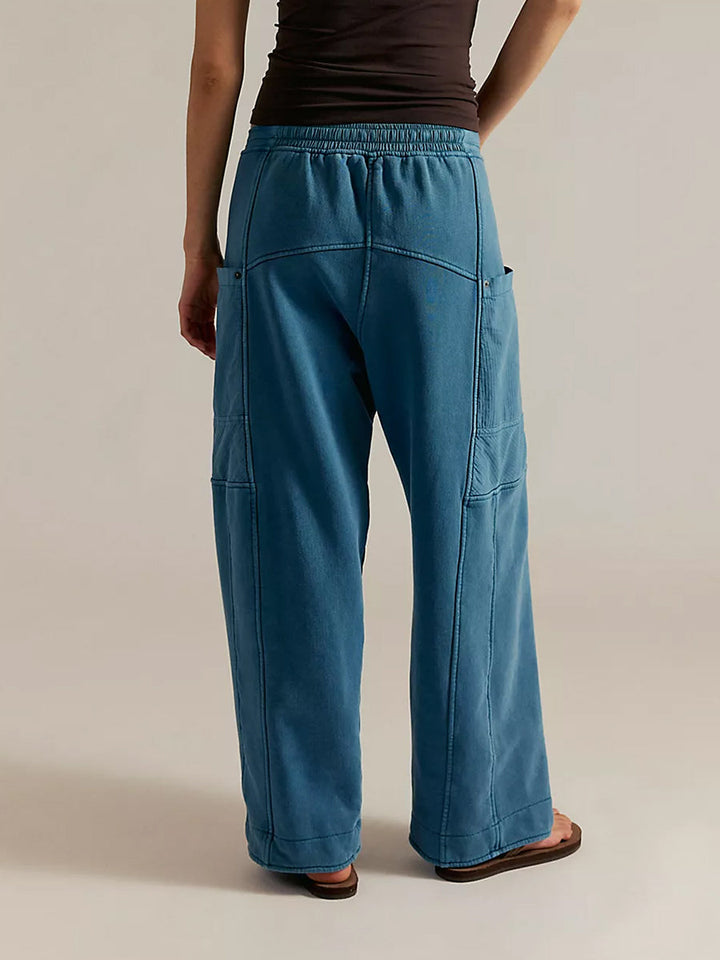 Pantalones de punto holgados y fáciles de poner