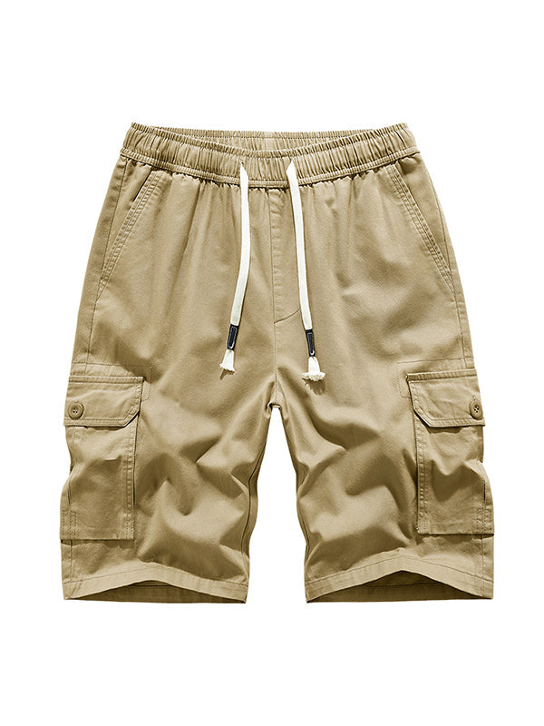 Herren-Cargoshorts mit Kordelzug
