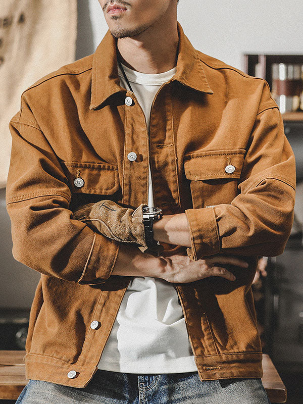 Amerikanische Cargojacke im Vintage-Stil für Herren
