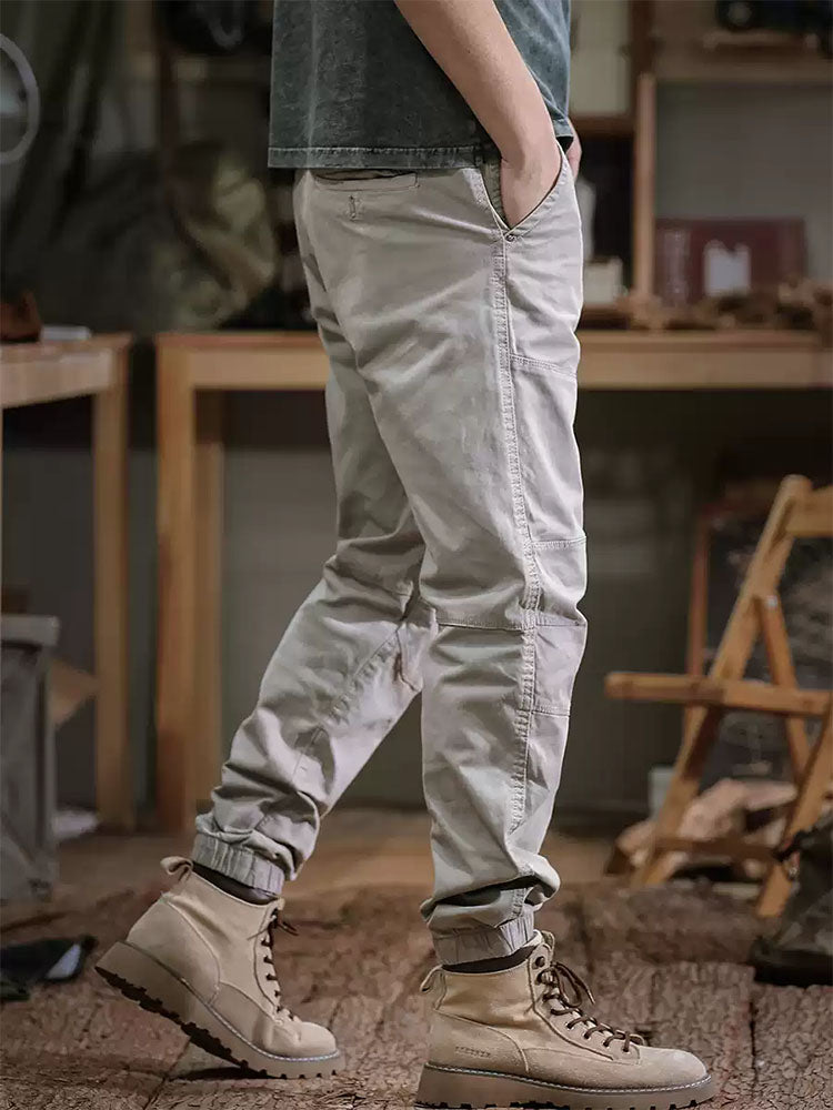 Herren Jogger‑Cargo‑Hose mit Nähtdesign
