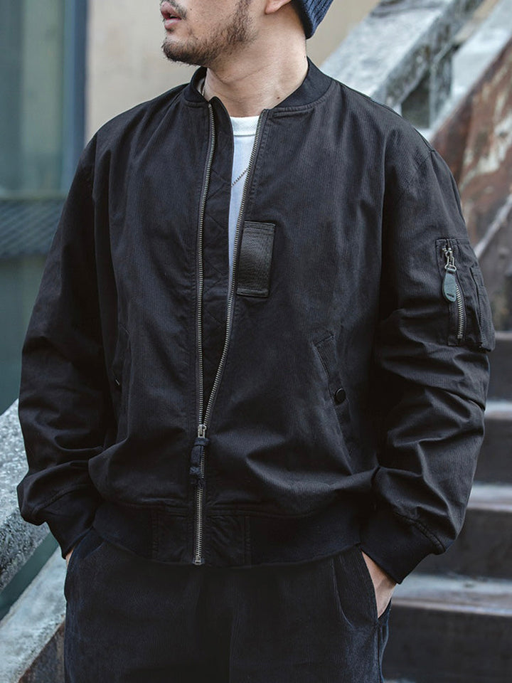 Chaqueta de aviador militar clásica