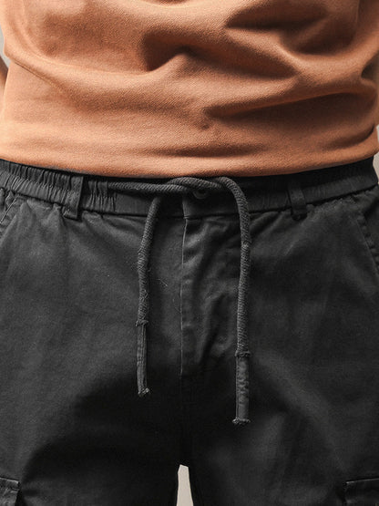 Men's Vintage-Inspired Multi‑Pocket Stretch Cargo Jogger Pants