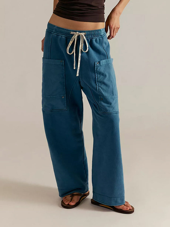 Pantalones de punto holgados y fáciles de poner