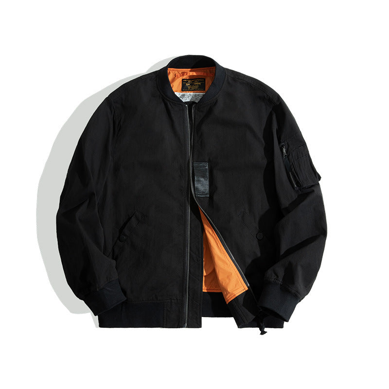 Chaqueta de aviador militar clásica