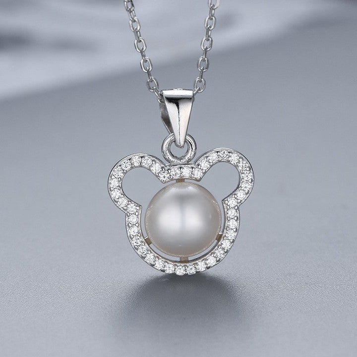 Collar con colgante de perla en plata S925