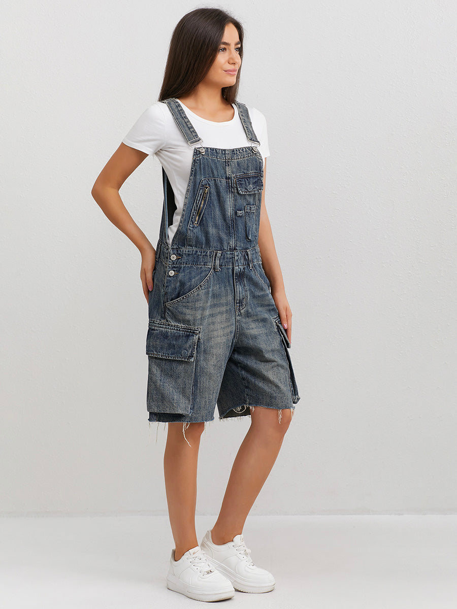 Shorts Cargo de Mezclilla para Mujer
