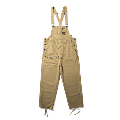 Damen-Latzhose aus Moleskin mit Kordelzug