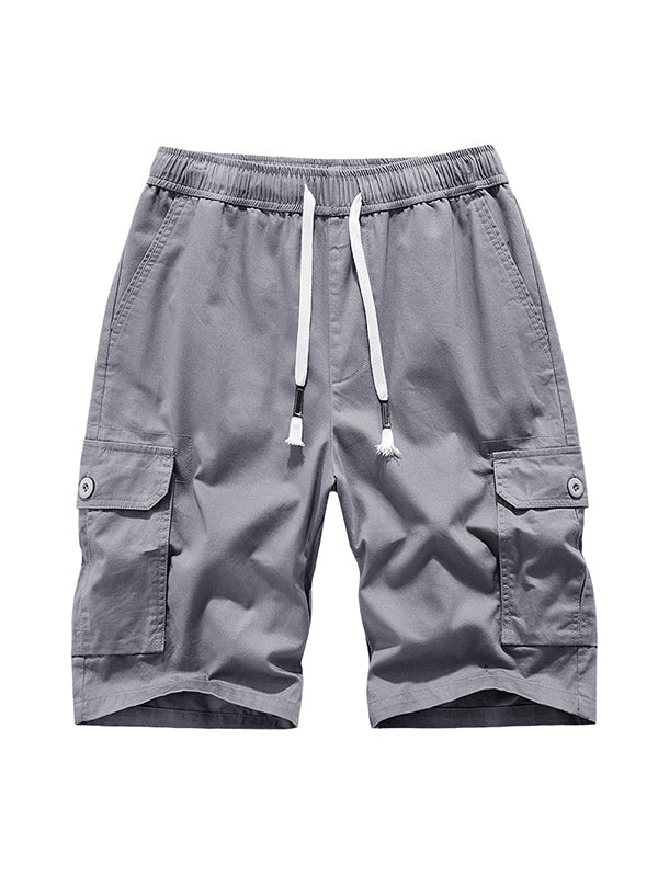 Herren-Cargoshorts mit Kordelzug