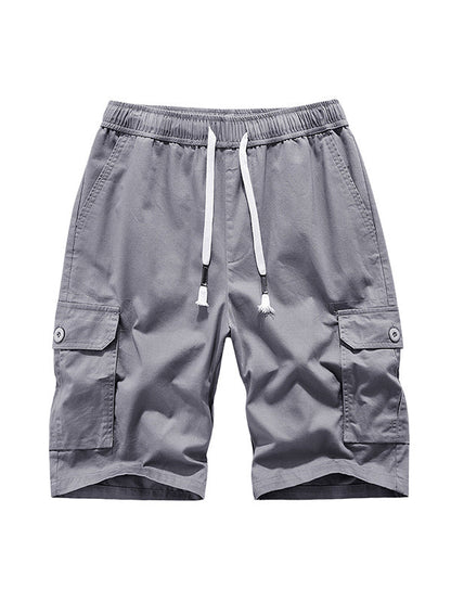 Herren-Cargoshorts mit Kordelzug