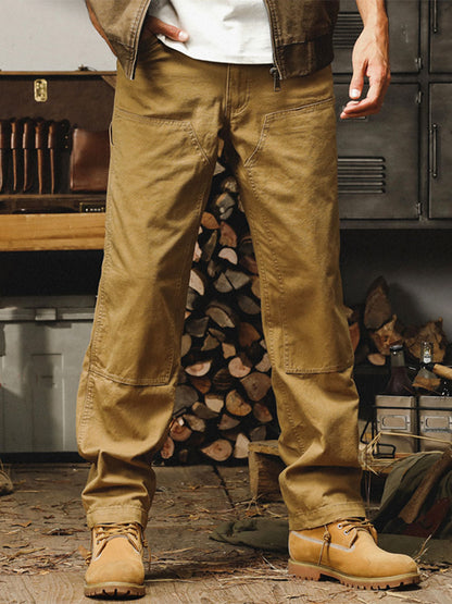 Herren Robuste Arbeits‑Cargohose aus 100 % Baumwolle