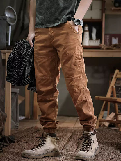 Herren Jogger‑Cargo‑Hose mit Nähtdesign