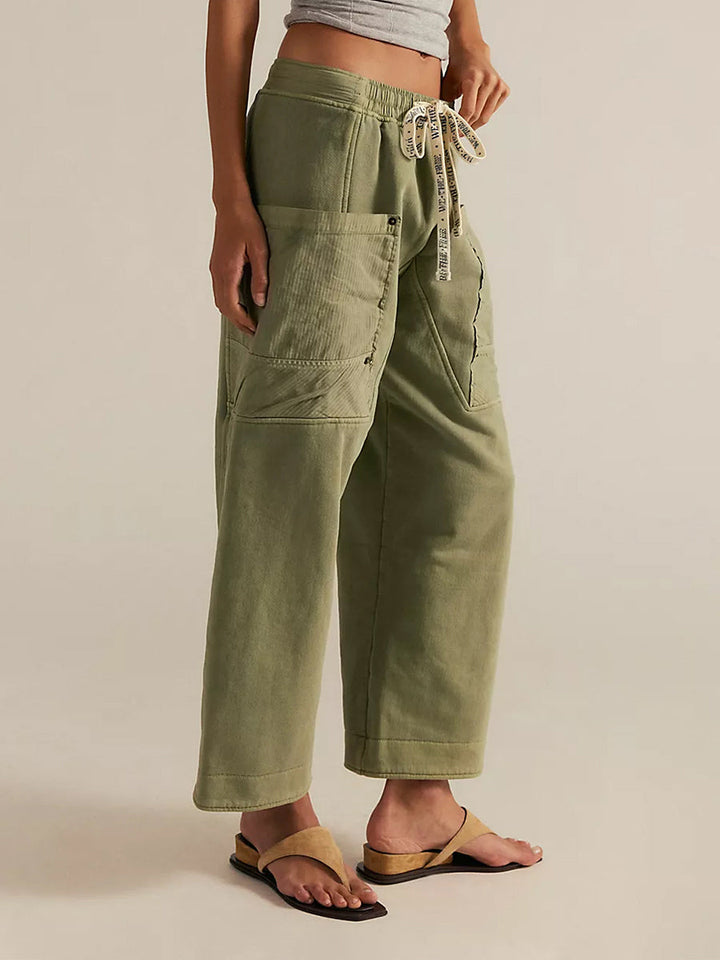 Pantalones de punto holgados y fáciles de poner