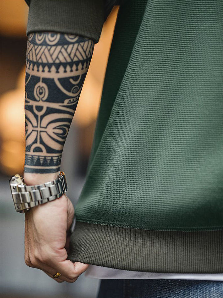 Sudadera de punto gofrado para hombre