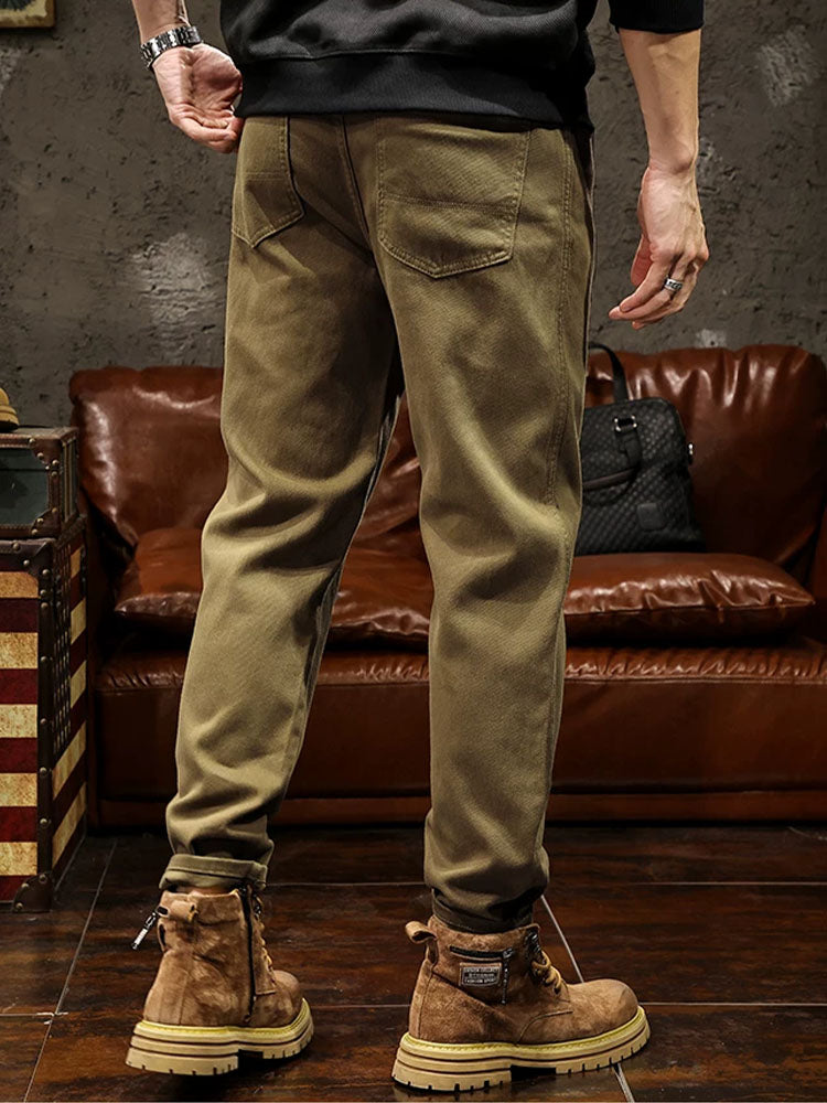 Herren Robuste Retro‑Stil Hose