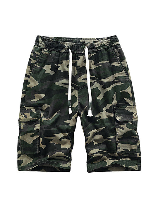 Men's Drawstring Cargo Shorts