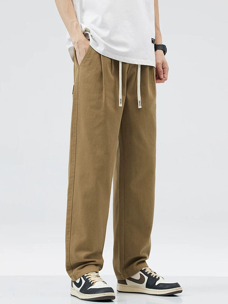 Herren Baumwolle Cargo‑Freizeithose Weiter Schnitt