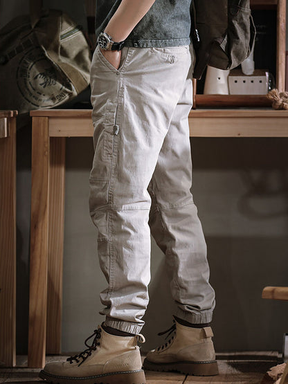 Herren Jogger‑Cargo‑Hose mit Nähtdesign