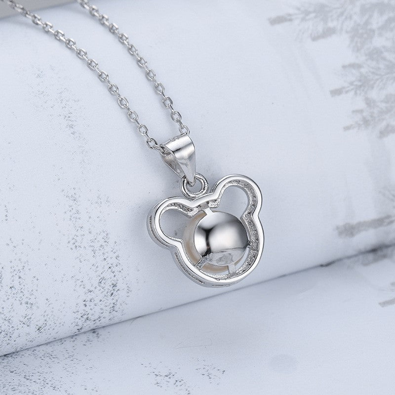 Collar con colgante de perla en plata S925