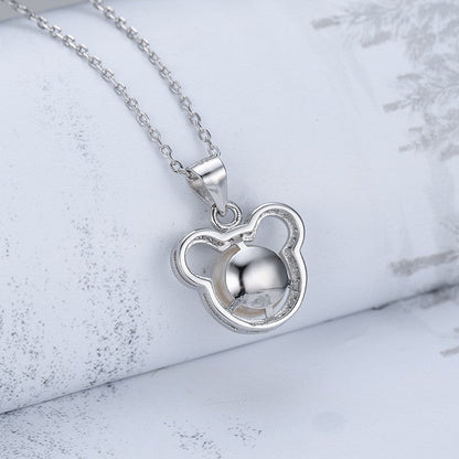 Collar con colgante de perla en plata S925