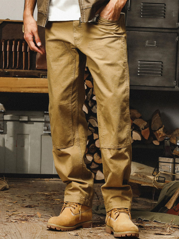 Herren Robuste Arbeits‑Cargohose aus 100 % Baumwolle