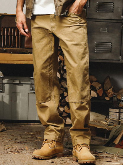 Herren Robuste Arbeits‑Cargohose aus 100 % Baumwolle