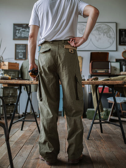 Reproduction French Army M-47 Herringbone Twill Trousers