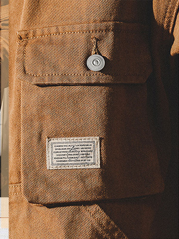 Amerikanische Cargojacke im Vintage-Stil für Herren
