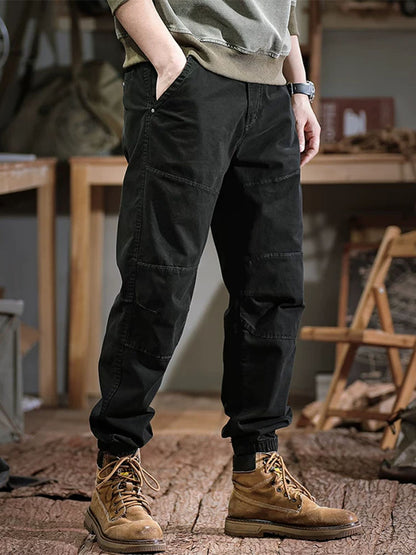 Herren Jogger‑Cargo‑Hose mit Nähtdesign