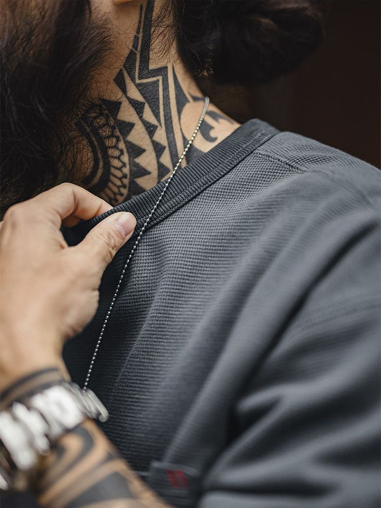 Sudadera de punto gofrado para hombre