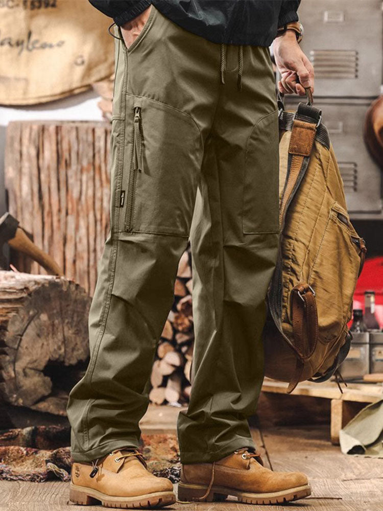 Herren Outdoor‑Cargo‑Hose mit Reißverschlusstaschen