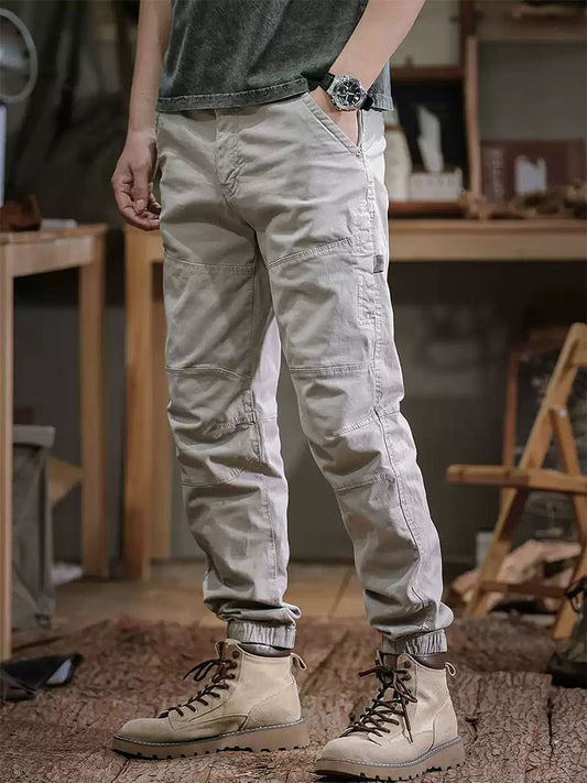 Herren Jogger‑Cargo‑Hose mit Nähtdesign