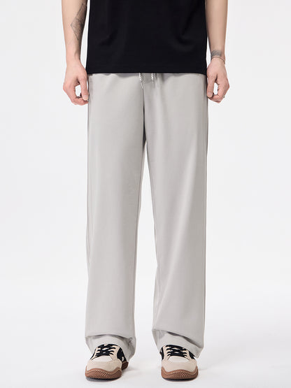 Herren‑Wide‑Leg‑Freizeithose mit Seitenstreifen‑Design
