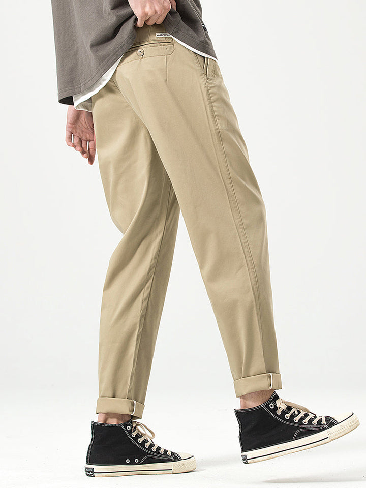 Pantalones casuales cortos de corte relajado para hombre