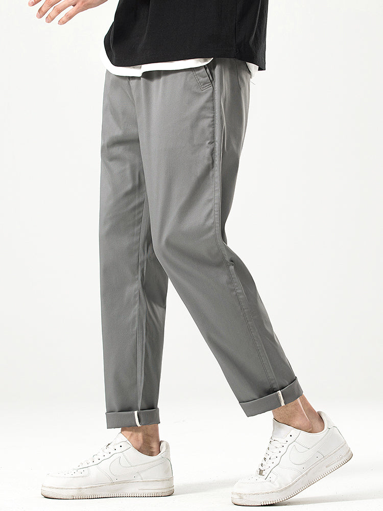 Pantalones casuales cortos de corte relajado para hombre