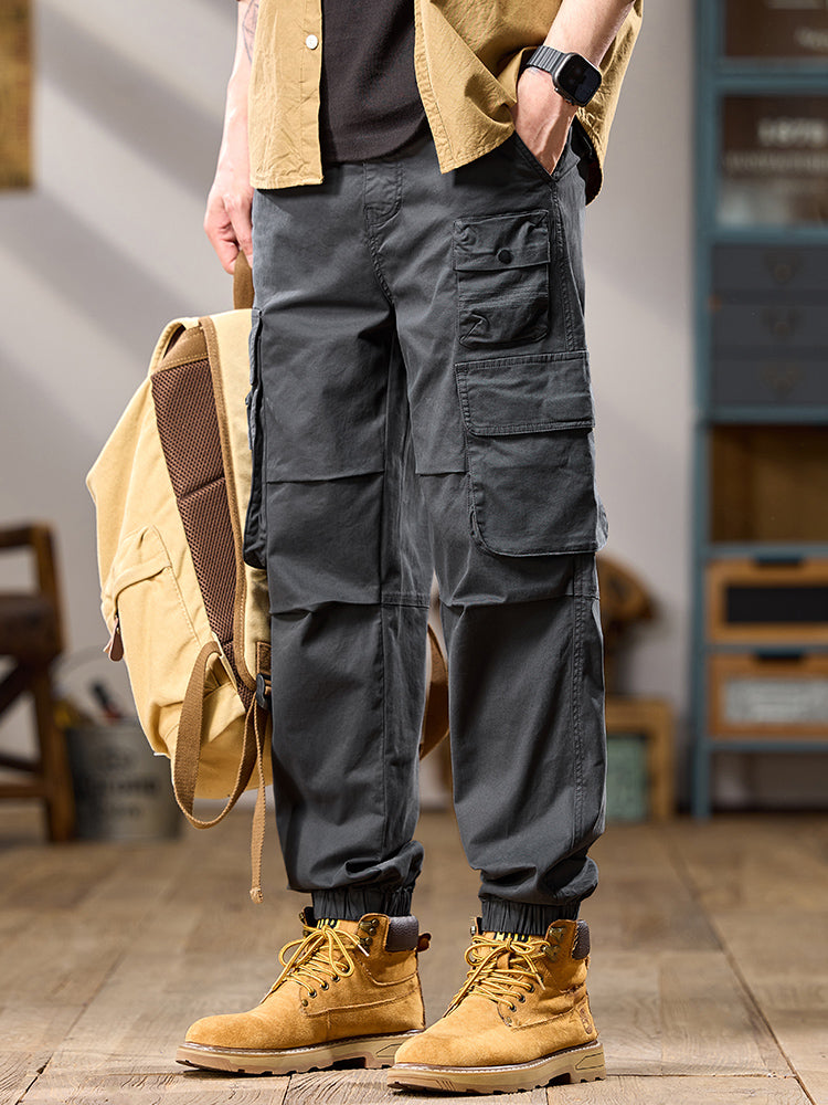 Pantalones cargo tácticos multicapa para hombre