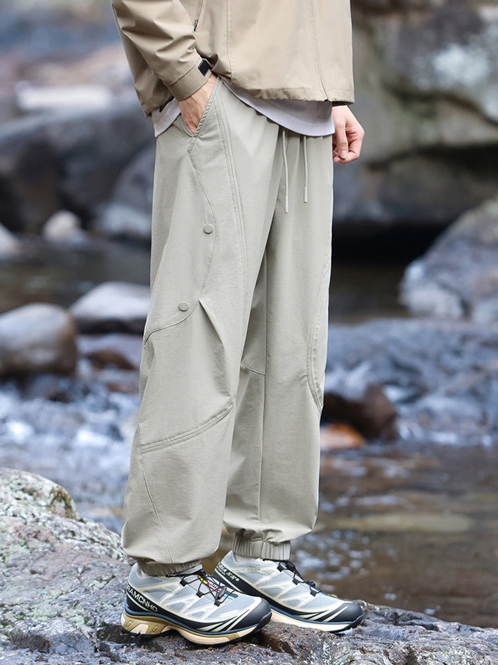 Pantalones deportivos impermeables para hombre, estilo jogger, ideales para senderismo y actividades al aire libre