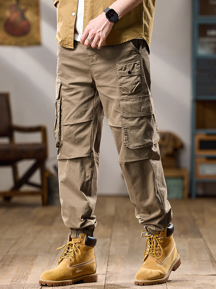 Pantalones cargo tácticos multicapa para hombre