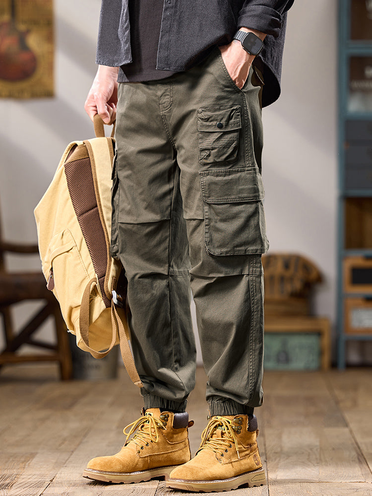 Pantalones cargo tácticos multicapa para hombre