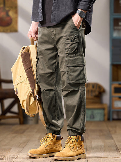 Pantalones cargo tácticos multicapa para hombre