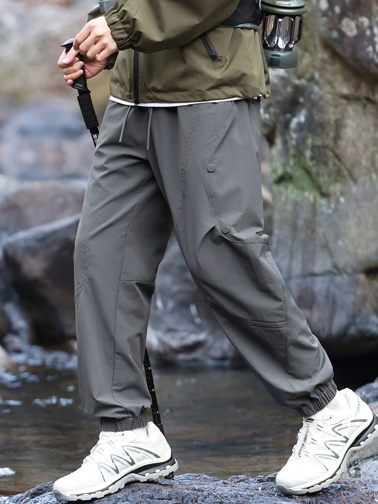 Men's Water‑Resistant Jogger Style Outdoor Hiking Trousers